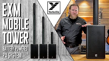 EXM Mobile Tower Battery Powered PA System