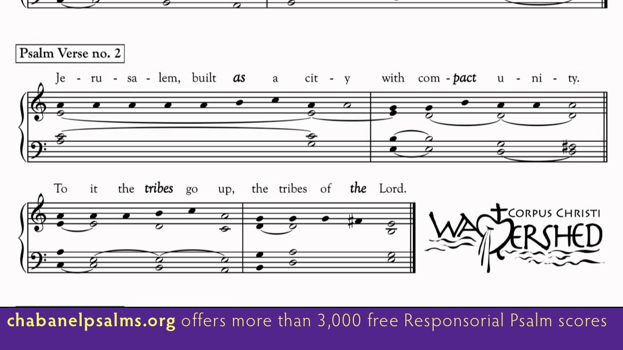 Free Responsorial Psalm • Christ the King, Year C YouTube