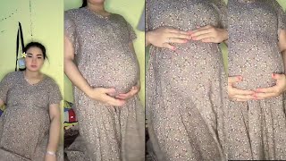 Bumil Live Tiktok Bumil Twin 7 Bulan Sepil Perut Besar