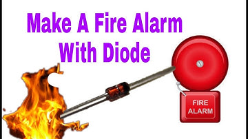 How to | DIY | How to make a fire alarm using diode #RC Invention #diy #howtomake