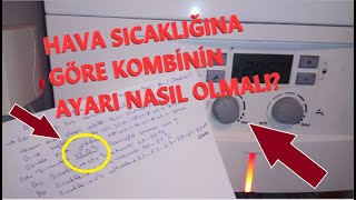 KOMBİ AYARI DIŞ HAVA SICAKLIĞINA GÖRE NASIL OLMALI