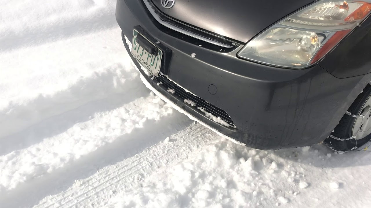 How To Put Snow Chains On A Prius