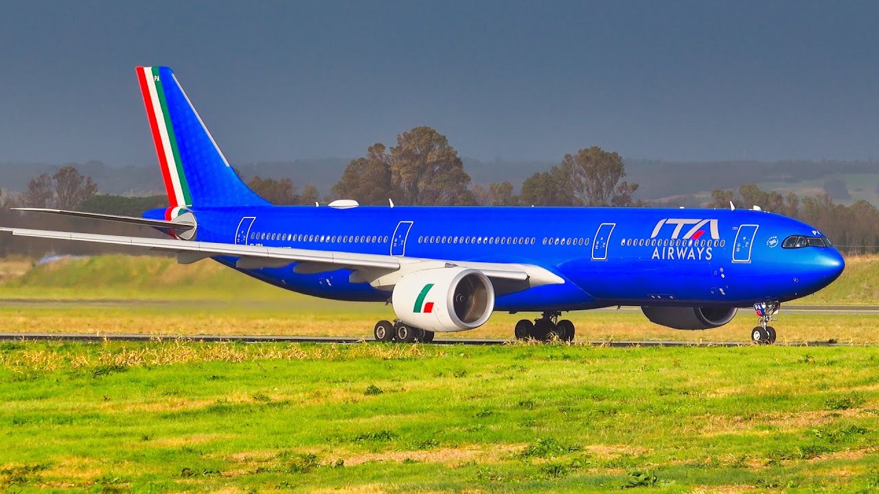 1 HOUR PLANE SPOTTING at ROME FIUMICINO Airport FCO | 4K | Close Up Aircraft Landings & Takeoffs!