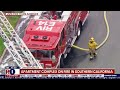 Massive fire at apartment complex in Riverside, California