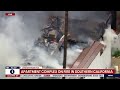 Massive fire at apartment complex in Riverside, California