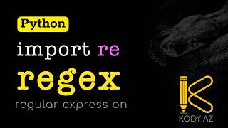 RegEx in Python | Regular expression tutorial | import re | search, findall, sub, split #kody_az