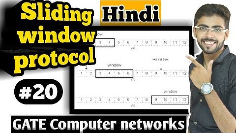 go back n sliding window protocol | Sliding Window Protocol in Hindi | GATE Lecture Computer Neworks