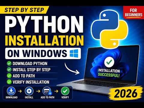 Video 1: First Python Program (Hello World)