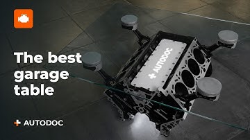 DIY engine block coffee table