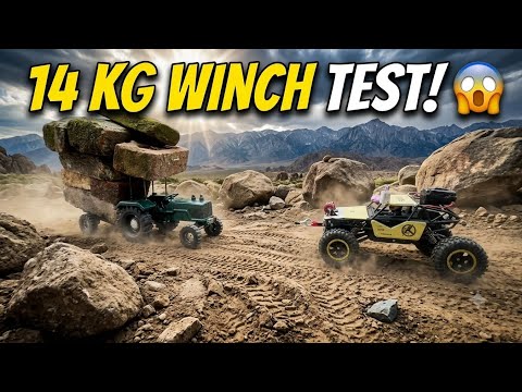 RC Crawler ki Asli Tqat: 14 KG Load Pulling! 🚛