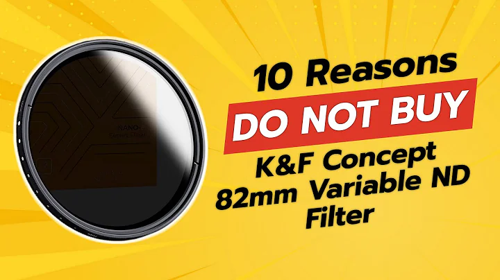 DON'T BUY K&F CONCEPT 82MM ND FILTER WITHOUT WATCHING THIS! 😱💥