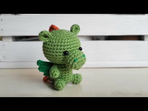 tutorial: how to crochet a DRAGON, amigurumi pattern, part 1