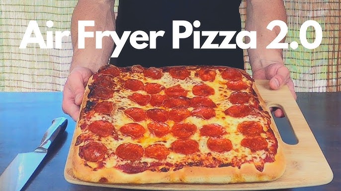 Air Fryer Pizza • BEST Pizza in Air fryer (video) • Two Purple Figs