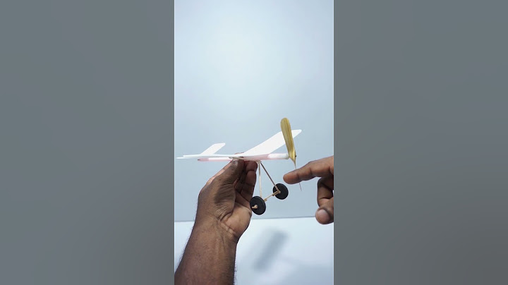 Simple Rubber Band Plane