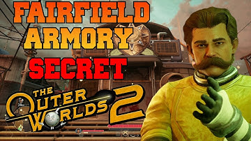 Secret Path To Fairfield Armory (Shock Machine Gun) - The Outer Worlds 2