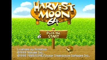 Harvest Moon 64 - Nintendo 64 - Intro & Title Screen