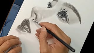 How to Draw A Realistic Nose And Lips (Mouth) – Easy Step by Step Tutorial for Beginners