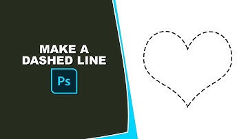 how to draw a dashed line in photoshop