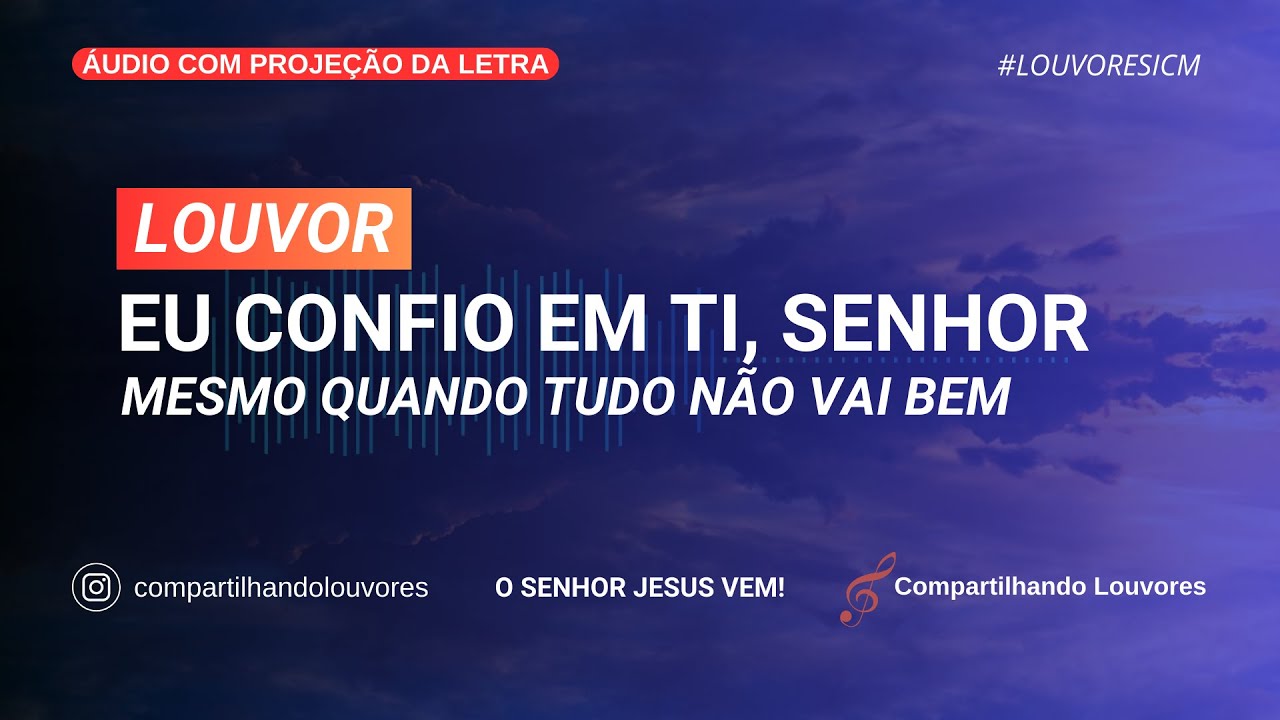 EU CONFIO EM TI, SENHOR - ICM Acordes - Chordify