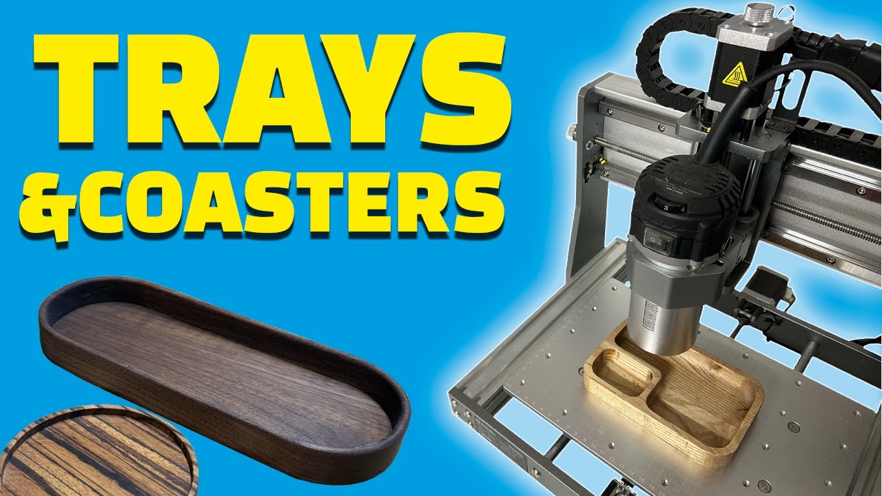 Trays & Coasters People Actually Want on Genmitsu 3020 Pro Ultra