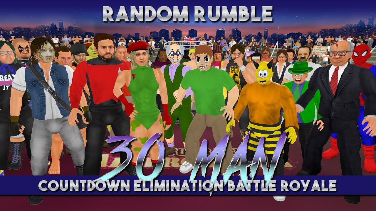 OCWF S1326 30-Man Countdown Elimination Battle Royale - YouTube