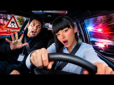 اولین تجربه رانندگیم🤯🚨!!