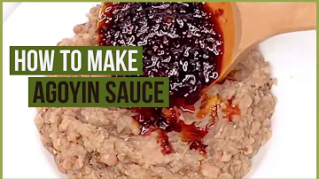 Best Agoyin Sauce Recipe | Ewà Ágoyin Beans| Ewa Agoyin Stew| MealswithAbi