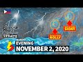 TROPICAL STORM RollyPH & SionyPH | Weather update today PM | MONDAY – NOVEMBER 2, 2020 | Weather