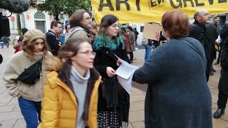 Festival de BD d'Angoulême : Les auteurs manifestent contre la précarisation de leur métier