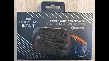 Dollarama MoodLab INFINIT / Extreme  Fabric Wireless Speaker unpacking and teardown review