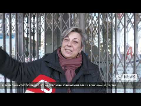RIFIUTI DAVANTI E DENTRO LA SCUOLA: POSSIBILE RIMOZIONE DELLA PANCHINA | 13/12/2021