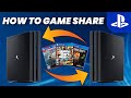 How to share games on your playstation 4 2021 easy  scg