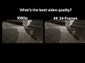 playing soccer - 1080p V.S 4K 24 Frames