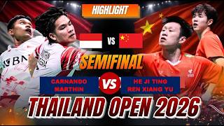 TOYOTA Thailand Open 2026 | Carnando/Marthin (INA) vs He Ji Ting/Ren Xiang Yu (CHN) | Semi Final