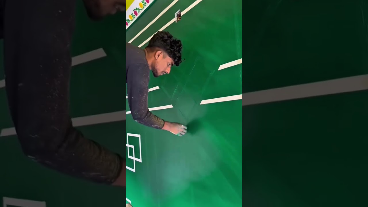 latest masking tape wall design 🎨🖌️ 