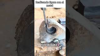 cómo realizar giros a una platina utilizando solo una base de metal #soldadura #usa #herramientas