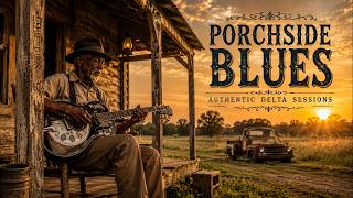 Midnight Train Through the Cottonfields | Delta Blues 1930s | Gritty Acoustic Mississippi Nights
