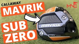 Callaway Mavrik SUB ZERO Driver