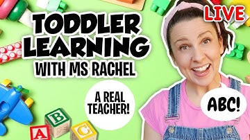 Preschool & Toddler Learning Video with Ms Rachel - Learn Shapes, Letters, Numbers, Colors & More
