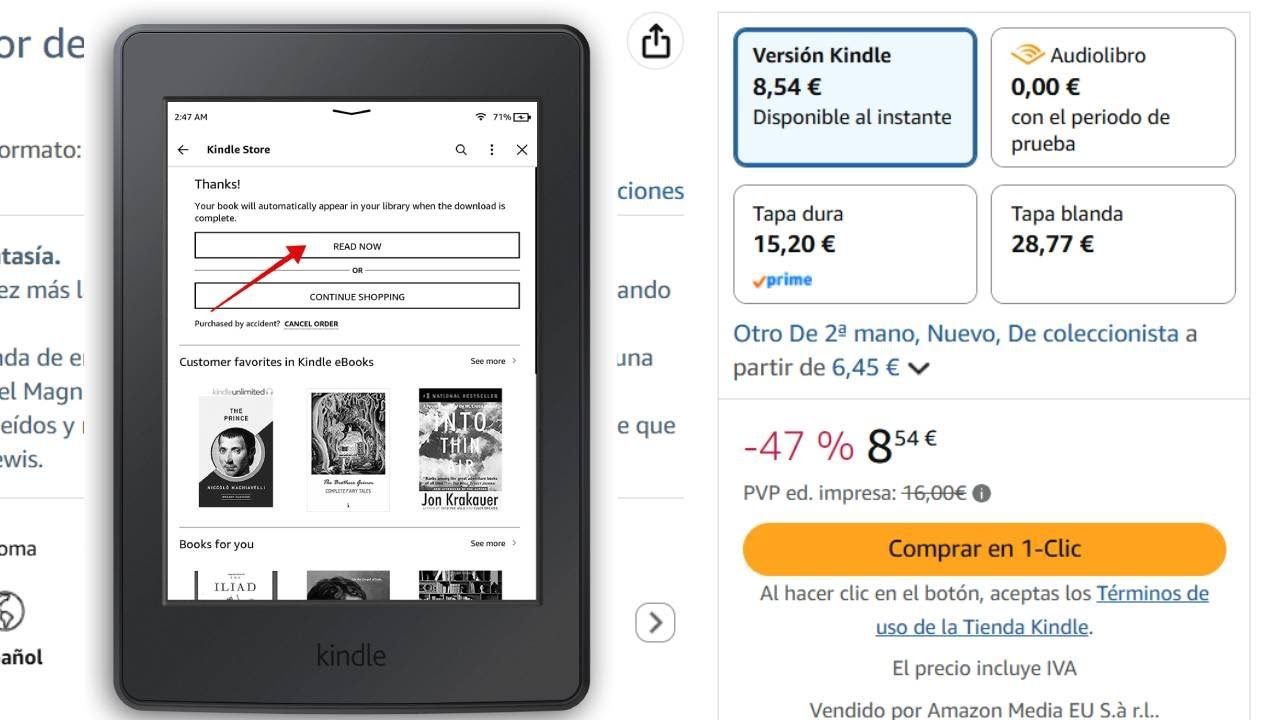 Cómo Comprar un Libro en Kindle | Comprar Libros Electrónicos en Amazon Paso a Paso