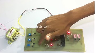 Automated Visitors Counter With 7 Segment Display