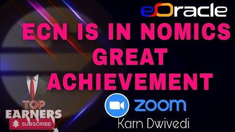 E-ORACLE | ECN IS IN NOMICS GREAT ACHIEVEMENT | EXPLAINED BY COUNTRY HEAD| RAHUL- +91 7204321080