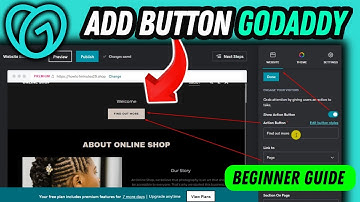 How to add button on godaddy website builder [UPDATED]