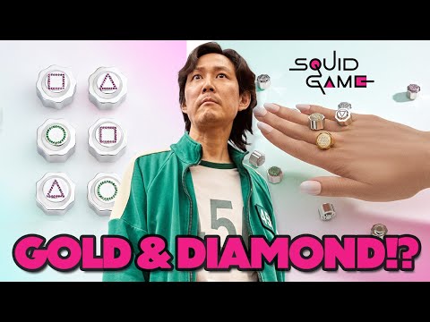 Squid Games 2 Inspired CUSTOM Gold Jewelry!
