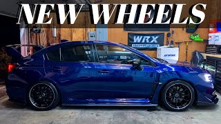 New Work ZR10 Wheels On My STI