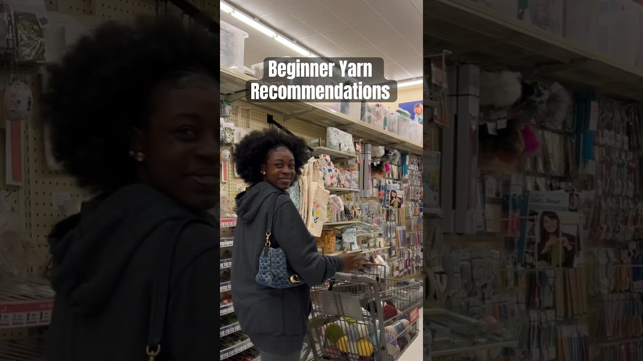 Beginner friendly yarn that can be found at any hobby lobby store 