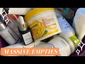 MASSIVE SKINCARE HAIRCARE EMPTIES 2021