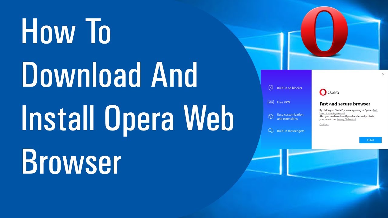 opera browser download and install