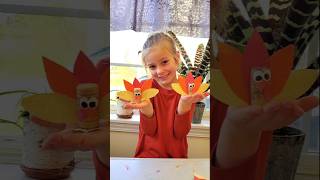 🦃 Wine Cork Turkeys | Thanksgiving Turkey Craft for Kids | Upcycled Thanksgiving Craft 🦃