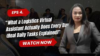 Episode 4: What a Logistics Virtual Assistant Actually Does Every Day (Real Daily Tasks Explained) Episode 4: What a Logistics Virtual Assistant Actually Does Every Day (Real Daily Tasks Explained)